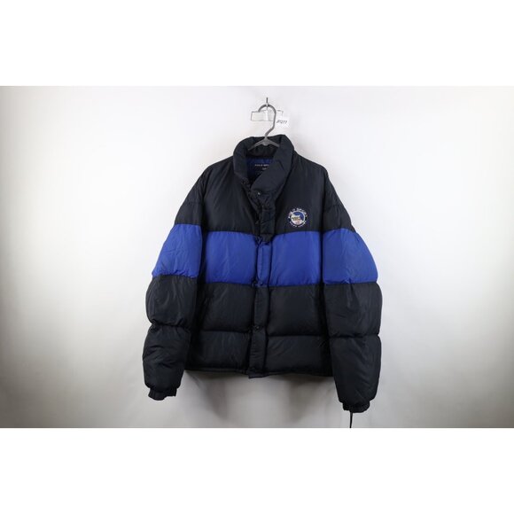 Vtg 90s Polo Sport Ralph Lauren Mens XL Arctic Challenge Duck Down Puffer Jacket